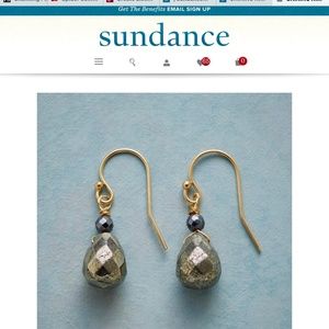 Shining Night Earrings Sundance catalog